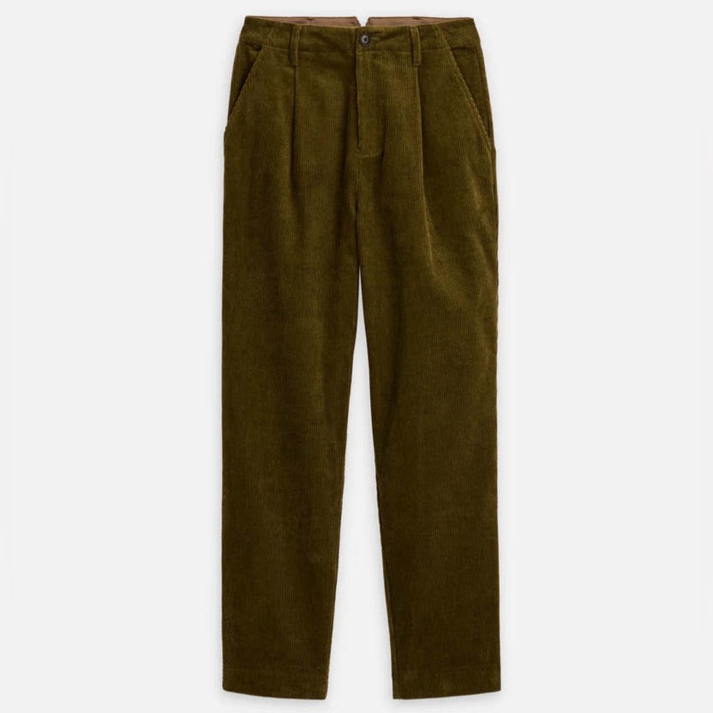 Alex Mill Pleated Corduroy Pants Olive 6